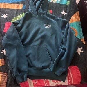 White Fox Boutique Teal Hoodie for Men/Women